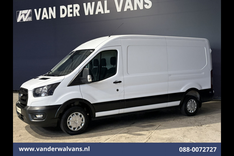 Ford Transit 2.0 TDCI 131pk L3H2 Euro6 Airco | Camera | Cruisecontrol | Verwarmde Voorruit 270 Graden Achterdeuren, Parkeersensoren, Bijrijdersbank