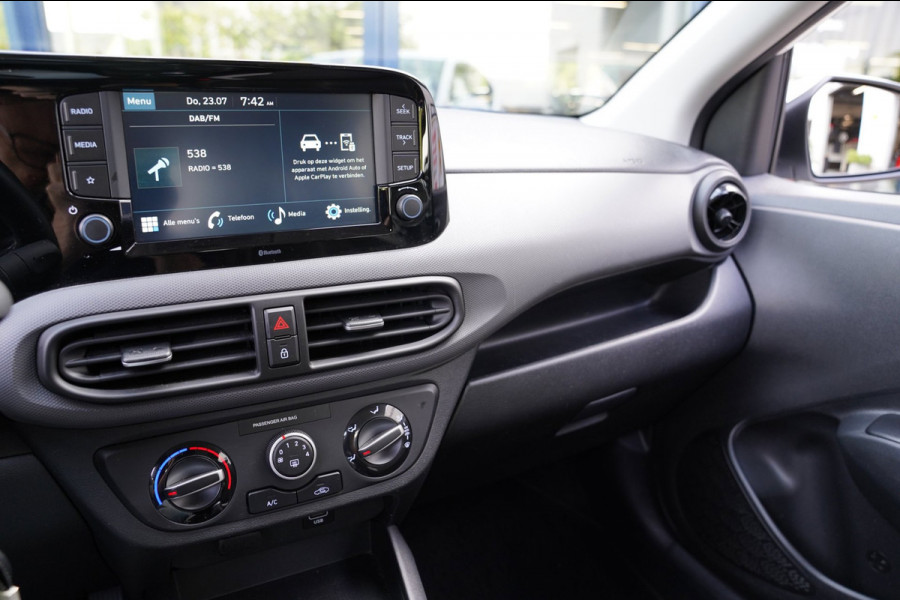Hyundai i10 1.0 Comfort|Prijs rijklaar incl. 12 mnd garantie|DAB Carplay Airco Bluetooth Cruise all-season