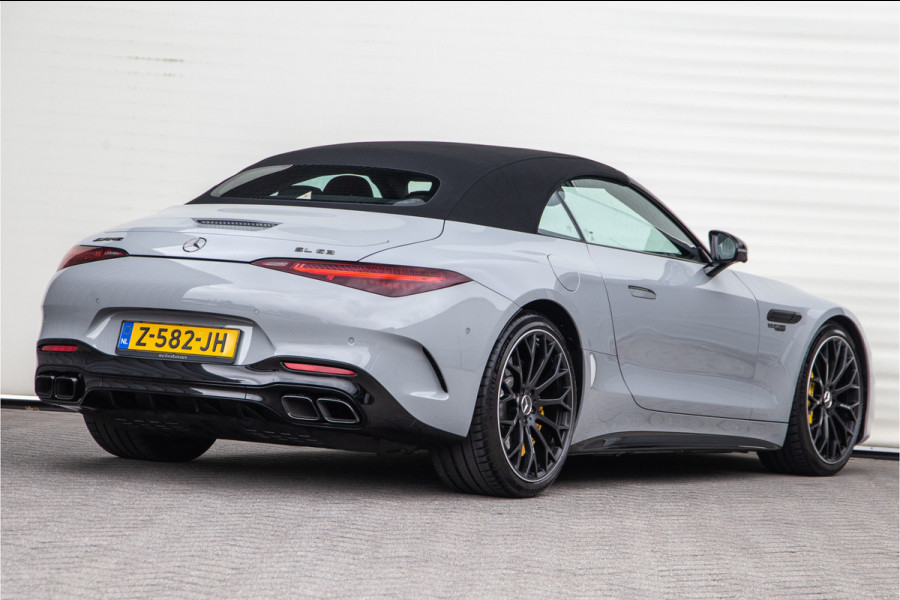 Mercedes-Benz SL-Klasse Roadster AMG 63 4MATIC+ Premium, Achterasbesturing, Burmester, MANUFAKTUR Alpin Grey 585pk 2022