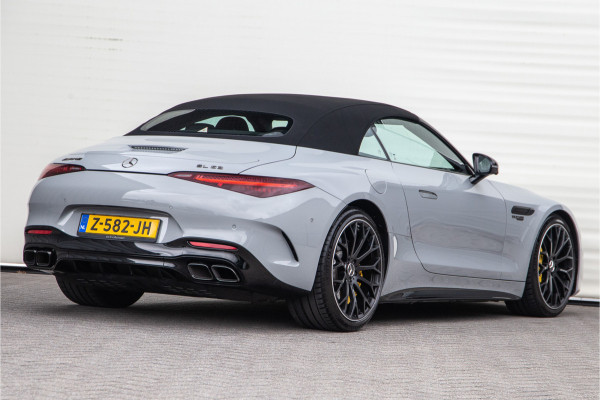 Mercedes-Benz SL-Klasse Roadster AMG 63 4MATIC+ Premium, Achterasbesturing, Burmester, MANUFAKTUR Alpin Grey 585pk 2022