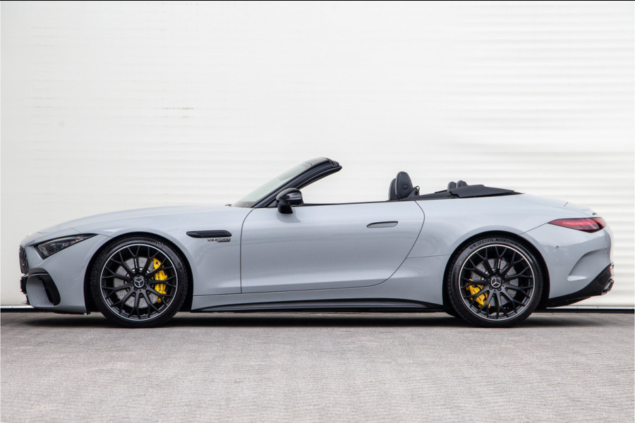 Mercedes-Benz SL-Klasse Roadster AMG 63 4MATIC+ Premium, Achterasbesturing, Burmester, MANUFAKTUR Alpin Grey 585pk 2022