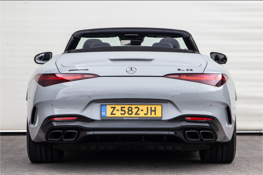 Mercedes-Benz SL-Klasse Roadster AMG 63 4MATIC+ Premium, Achterasbesturing, Burmester, MANUFAKTUR Alpin Grey 585pk 2022