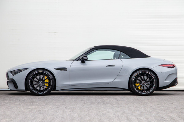 Mercedes-Benz SL-Klasse Roadster AMG 63 4MATIC+ Premium, Achterasbesturing, Burmester, MANUFAKTUR Alpin Grey 585pk 2022