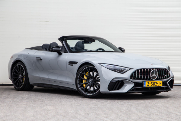 Mercedes-Benz SL-Klasse Roadster AMG 63 4MATIC+ Premium, Achterasbesturing, Burmester, MANUFAKTUR Alpin Grey 585pk 2022