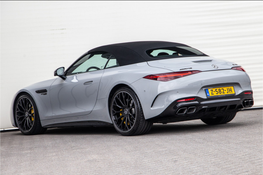 Mercedes-Benz SL-Klasse Roadster AMG 63 4MATIC+ Premium, Achterasbesturing, Burmester, MANUFAKTUR Alpin Grey 585pk 2022