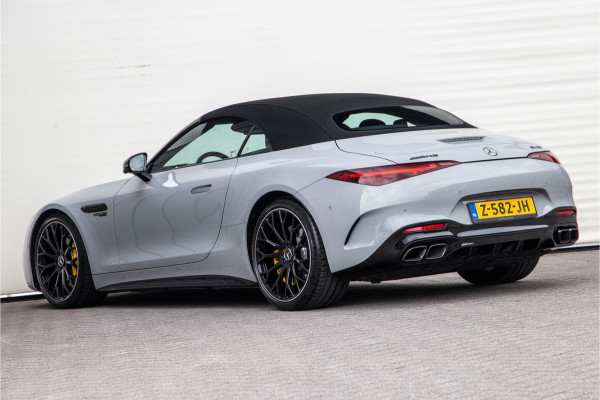 Mercedes-Benz SL-Klasse Roadster AMG 63 4MATIC+ Premium, Achterasbesturing, Burmester, MANUFAKTUR Alpin Grey 585pk 2022