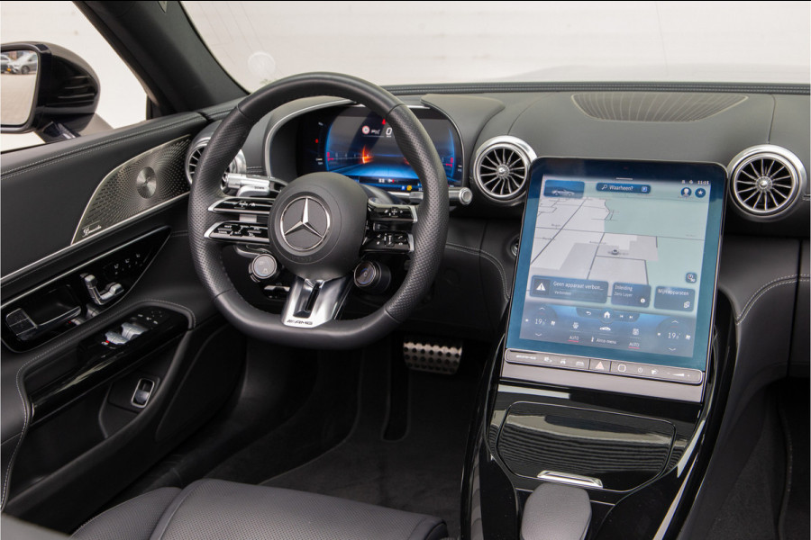 Mercedes-Benz SL-Klasse Roadster AMG 63 4MATIC+ Premium, Achterasbesturing, Burmester, MANUFAKTUR Alpin Grey 585pk 2022