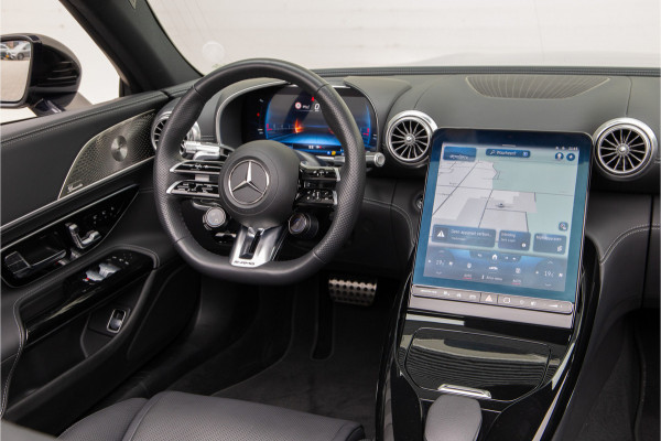 Mercedes-Benz SL-Klasse Roadster AMG 63 4MATIC+ Premium, Achterasbesturing, Burmester, MANUFAKTUR Alpin Grey 585pk 2022