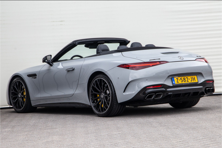 Mercedes-Benz SL-Klasse Roadster AMG 63 4MATIC+ Premium, Achterasbesturing, Burmester, MANUFAKTUR Alpin Grey 585pk 2022