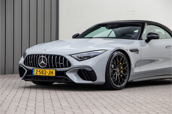 Mercedes-Benz SL-Klasse Roadster AMG 63 4MATIC+ Premium, Achterasbesturing, Burmester, MANUFAKTUR Alpin Grey 585pk 2022