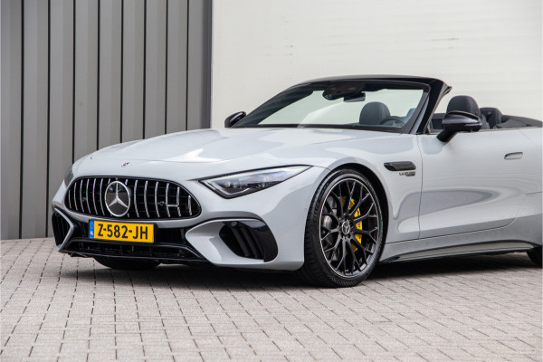 Mercedes-Benz SL-Klasse Roadster AMG 63 4MATIC+ Premium, Achterasbesturing, Burmester, MANUFAKTUR Alpin Grey 585pk 2022