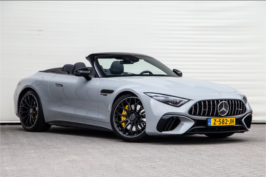 Mercedes-Benz SL-Klasse Roadster AMG 63 4MATIC+ Premium, Achterasbesturing, Burmester, MANUFAKTUR Alpin Grey 585pk 2022