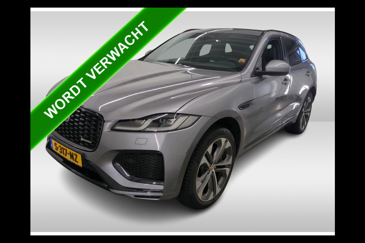 Jaguar F-Pace 2.0 P400e PHEV AWD. R-Dynamic HSE / Panoramadak / Leder-luxe / Pdc.+Camera / Navigatie / Hot-Cold Climate Pack / Surround Sound system / Apk 03-2027