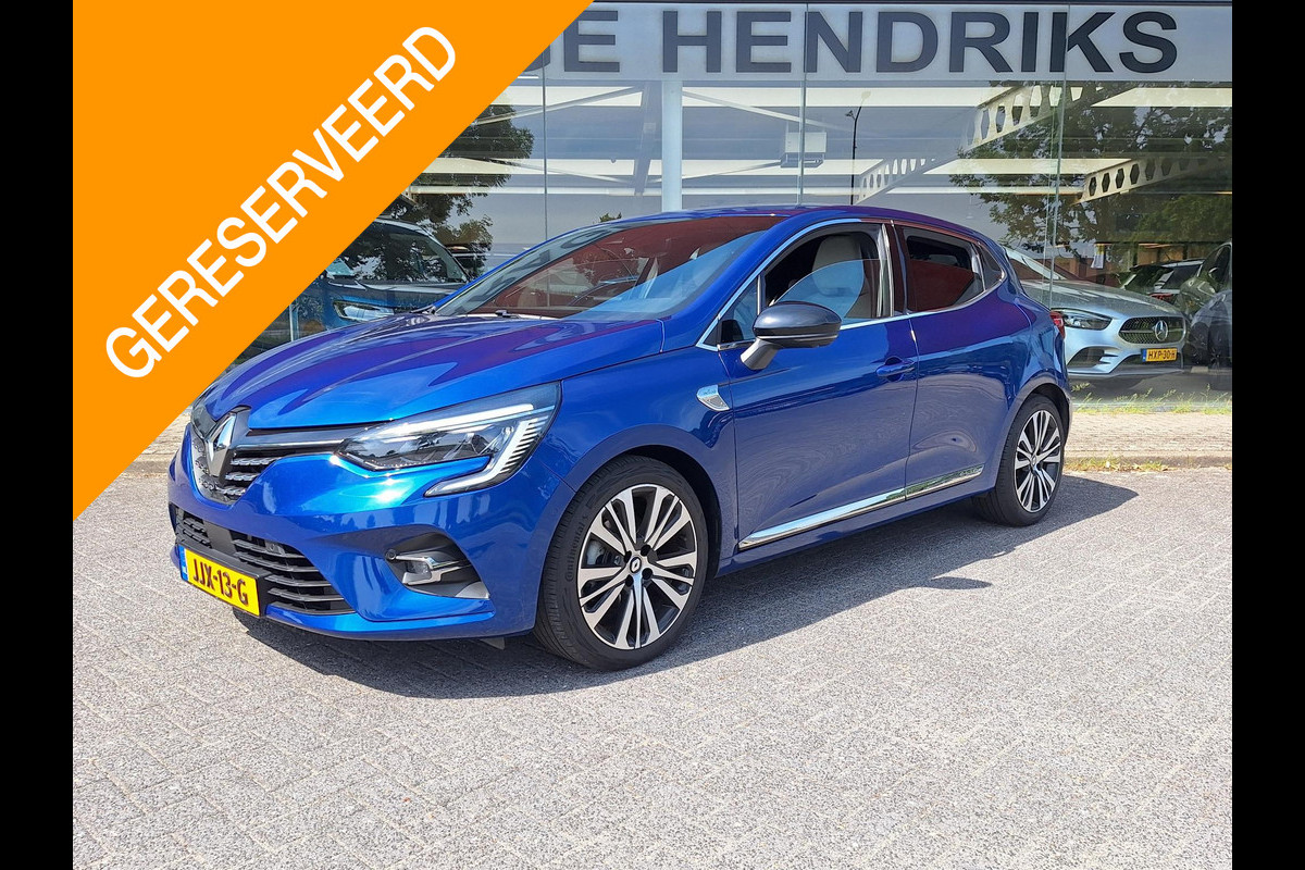 Renault Clio 1.6 E-Tech Hybrid 140 Initiale Paris | HEV | Leder | Blindspot | 360 Cam | stuur/stoel verwarming |