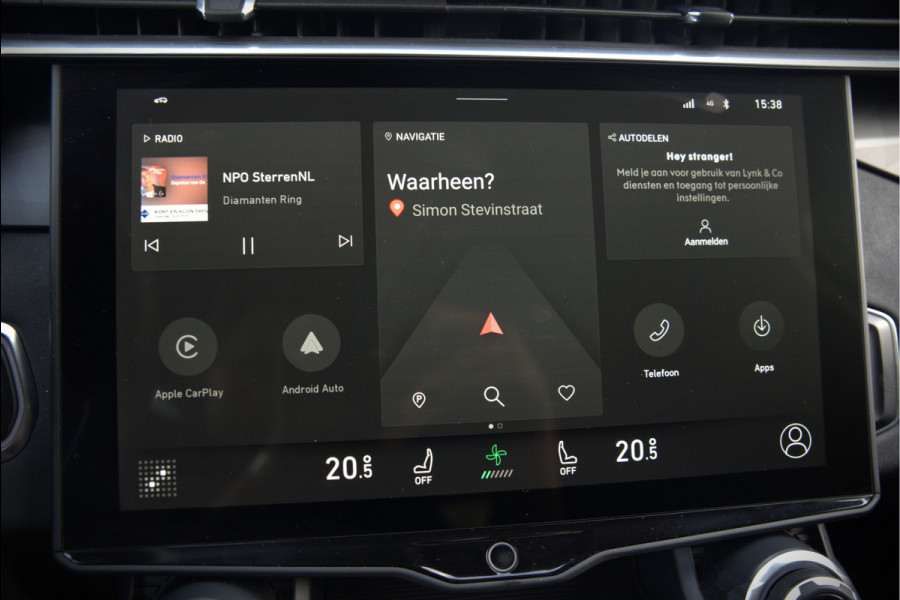 Lynk & Co 01 1.5 | Panoramadak | Stoelverwarming | Keyless | Apple Carplay | Memory Seat | Adaptive Cruise Control | Infinity | Navigatie | Camera | Parkeersensoren | Ambiance Verlichting | SOH 95,88%