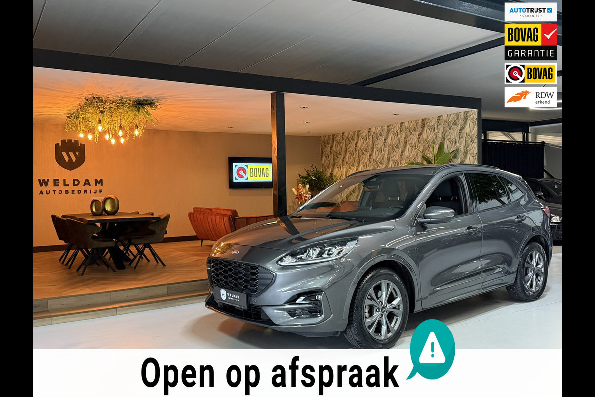 Ford Kuga 2.5 ST-Line FHEV|Uniek|1.600KG Trekgewicht|Full-Hybride|Camera|Blindspot|Keyless|Navi|LED|Elek. Achterklep|Rijklaar