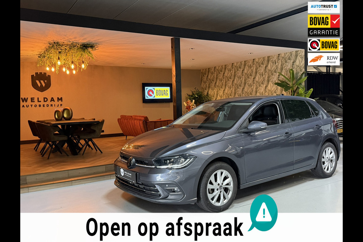 Volkswagen Polo 1.0 TSI Style|IQ.Light|Carplay|Virtual Cockpit|Keyless|Camera|Alcantara|Adaptieve Cruise|StoelVW|Rijklaar