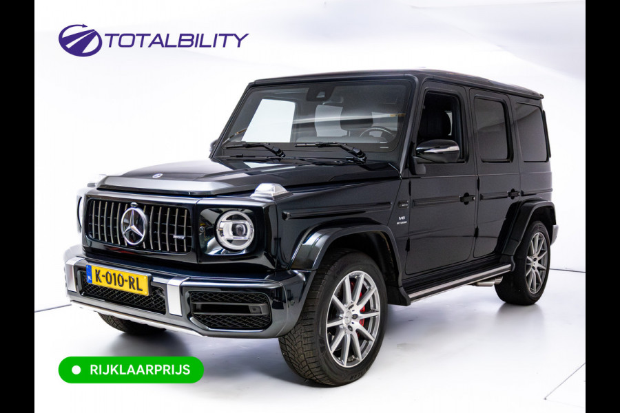 Mercedes-Benz G-Klasse 63 AMG Premium Plus | Elektrisch glazen schuif-/kanteldak | Burmester | Stoelverw. & koeling | Memory stoelen | Adaptieve cruise Trekhaak, Treeplanken, Alcantara hemel, 360 Camera, Burmester High End, Massagestoelen, NL auto