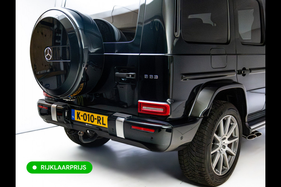 Mercedes-Benz G-Klasse 63 AMG Premium Plus | Elektrisch glazen schuif-/kanteldak | Burmester | Stoelverw. & koeling | Memory stoelen | Adaptieve cruise Trekhaak, Treeplanken, Alcantara hemel, 360 Camera, Burmester High End, Massagestoelen, NL auto