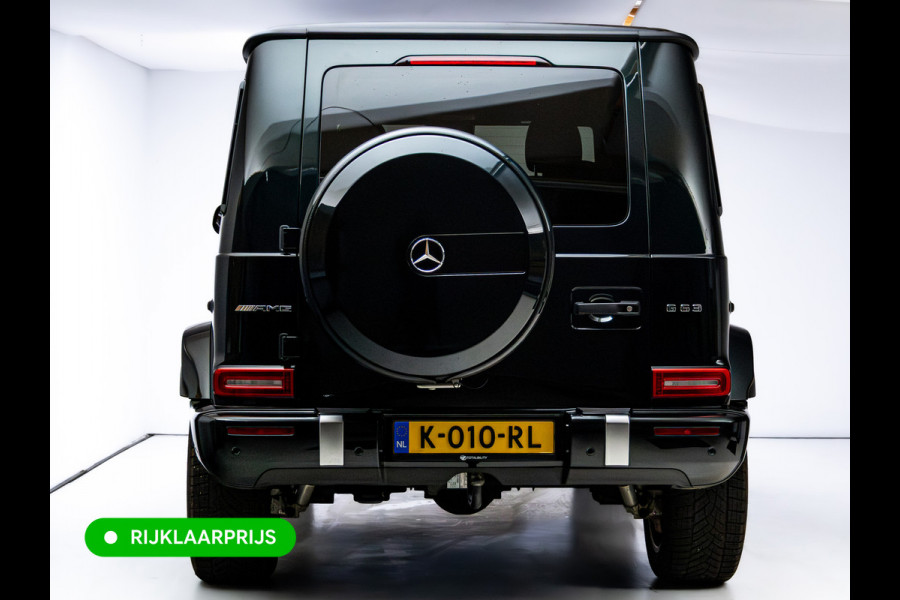 Mercedes-Benz G-Klasse 63 AMG Premium Plus | Elektrisch glazen schuif-/kanteldak | Burmester | Stoelverw. & koeling | Memory stoelen | Adaptieve cruise Trekhaak, Treeplanken, Alcantara hemel, 360 Camera, Burmester High End, Massagestoelen, NL auto