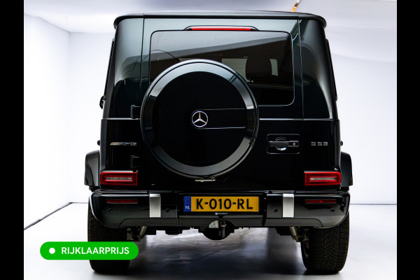 Mercedes-Benz G-Klasse 63 AMG Premium Plus | Elektrisch glazen schuif-/kanteldak | Burmester | Stoelverw. & koeling | Memory stoelen | Adaptieve cruise Trekhaak, Treeplanken, Alcantara hemel, 360 Camera, Burmester High End, Massagestoelen, NL auto