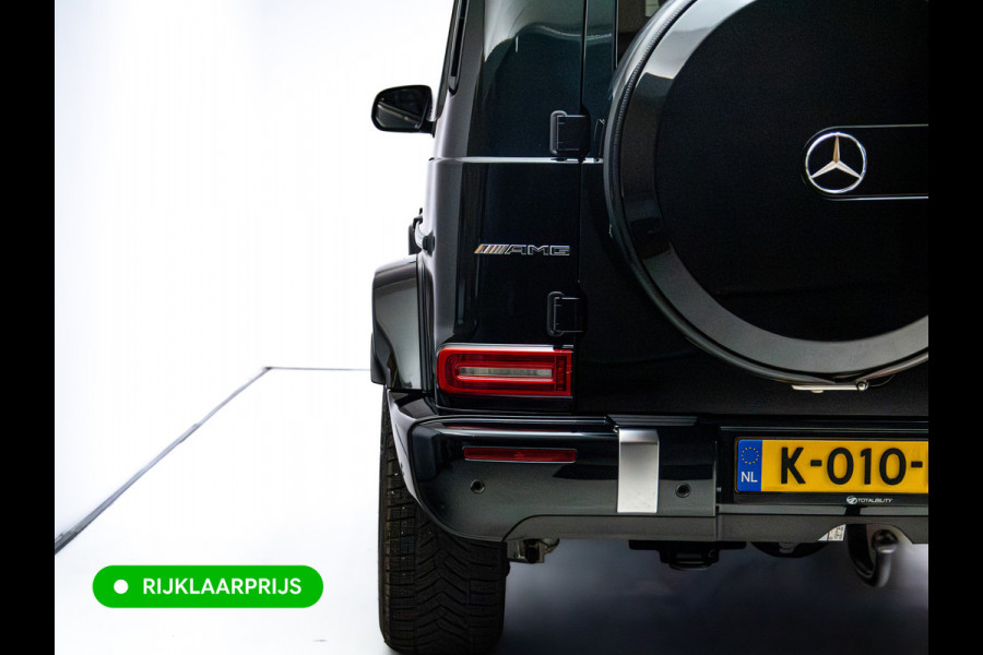 Mercedes-Benz G-Klasse 63 AMG Premium Plus | Elektrisch glazen schuif-/kanteldak | Burmester | Stoelverw. & koeling | Memory stoelen | Adaptieve cruise Trekhaak, Treeplanken, Alcantara hemel, 360 Camera, Burmester High End, Massagestoelen, NL auto
