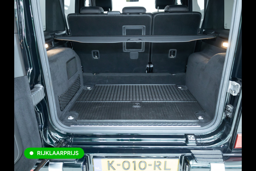 Mercedes-Benz G-Klasse 63 AMG Premium Plus | Elektrisch glazen schuif-/kanteldak | Burmester | Stoelverw. & koeling | Memory stoelen | Adaptieve cruise Trekhaak, Treeplanken, Alcantara hemel, 360 Camera, Burmester High End, Massagestoelen, NL auto