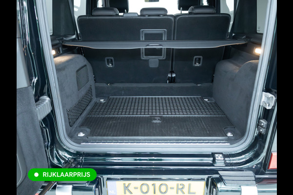 Mercedes-Benz G-Klasse 63 AMG Premium Plus | Elektrisch glazen schuif-/kanteldak | Burmester | Stoelverw. & koeling | Memory stoelen | Adaptieve cruise Trekhaak, Treeplanken, Alcantara hemel, 360 Camera, Burmester High End, Massagestoelen, NL auto