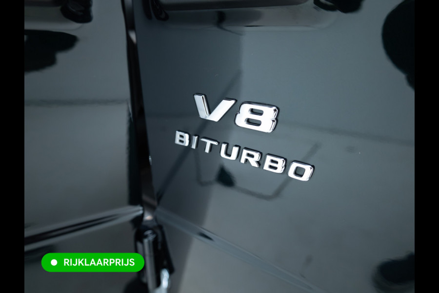 Mercedes-Benz G-Klasse 63 AMG Premium Plus | Elektrisch glazen schuif-/kanteldak | Burmester | Stoelverw. & koeling | Memory stoelen | Adaptieve cruise Trekhaak, Treeplanken, Alcantara hemel, 360 Camera, Burmester High End, Massagestoelen, NL auto