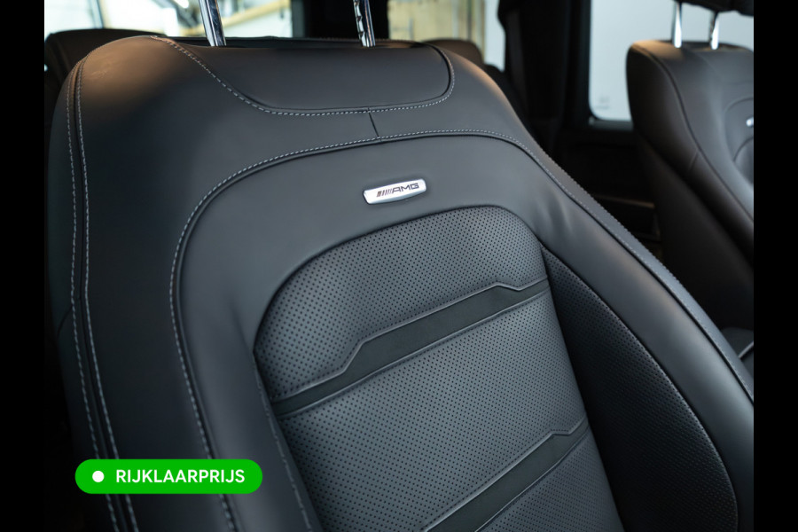 Mercedes-Benz G-Klasse 63 AMG Premium Plus | Elektrisch glazen schuif-/kanteldak | Burmester | Stoelverw. & koeling | Memory stoelen | Adaptieve cruise Trekhaak, Treeplanken, Alcantara hemel, 360 Camera, Burmester High End, Massagestoelen, NL auto
