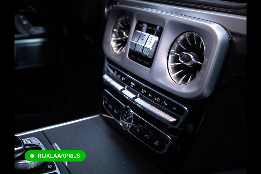 Mercedes-Benz G-Klasse 63 AMG Premium Plus | Elektrisch glazen schuif-/kanteldak | Burmester | Stoelverw. & koeling | Memory stoelen | Adaptieve cruise Trekhaak, Treeplanken, Alcantara hemel, 360 Camera, Burmester High End, Massagestoelen, NL auto