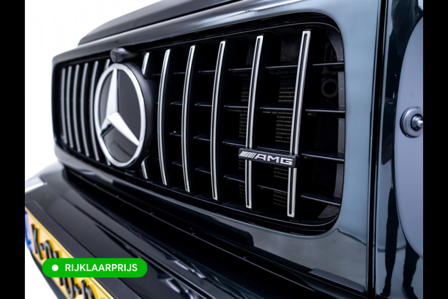 Mercedes-Benz G-Klasse 63 AMG Premium Plus | Elektrisch glazen schuif-/kanteldak | Burmester | Stoelverw. & koeling | Memory stoelen | Adaptieve cruise Trekhaak, Treeplanken, Alcantara hemel, 360 Camera, Burmester High End, Massagestoelen, NL auto
