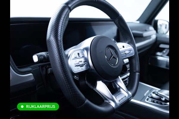 Mercedes-Benz G-Klasse 63 AMG Premium Plus | Elektrisch glazen schuif-/kanteldak | Burmester | Stoelverw. & koeling | Memory stoelen | Adaptieve cruise Trekhaak, Treeplanken, Alcantara hemel, 360 Camera, Burmester High End, Massagestoelen, NL auto