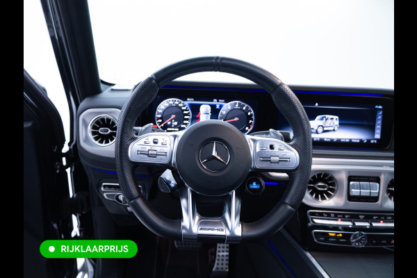 Mercedes-Benz G-Klasse 63 AMG Premium Plus | Elektrisch glazen schuif-/kanteldak | Burmester | Stoelverw. & koeling | Memory stoelen | Adaptieve cruise Trekhaak, Treeplanken, Alcantara hemel, 360 Camera, Burmester High End, Massagestoelen, NL auto