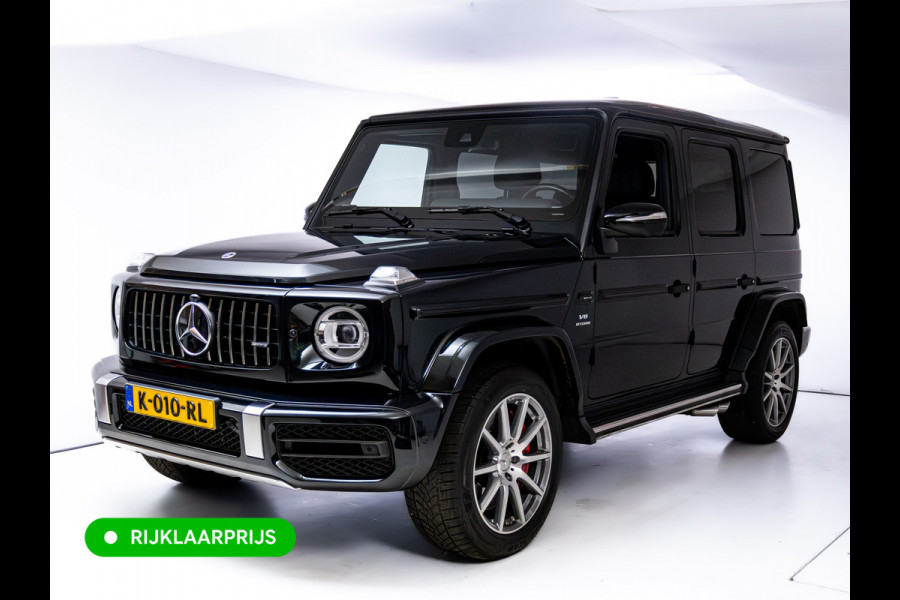 Mercedes-Benz G-Klasse 63 AMG Premium Plus | Elektrisch glazen schuif-/kanteldak | Burmester | Stoelverw. & koeling | Memory stoelen | Adaptieve cruise Trekhaak, Treeplanken, Alcantara hemel, 360 Camera, Burmester High End, Massagestoelen, NL auto