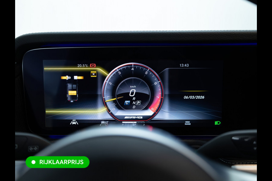 Mercedes-Benz G-Klasse 63 AMG Premium Plus | Elektrisch glazen schuif-/kanteldak | Burmester | Stoelverw. & koeling | Memory stoelen | Adaptieve cruise Trekhaak, Treeplanken, Alcantara hemel, 360 Camera, Burmester High End, Massagestoelen, NL auto