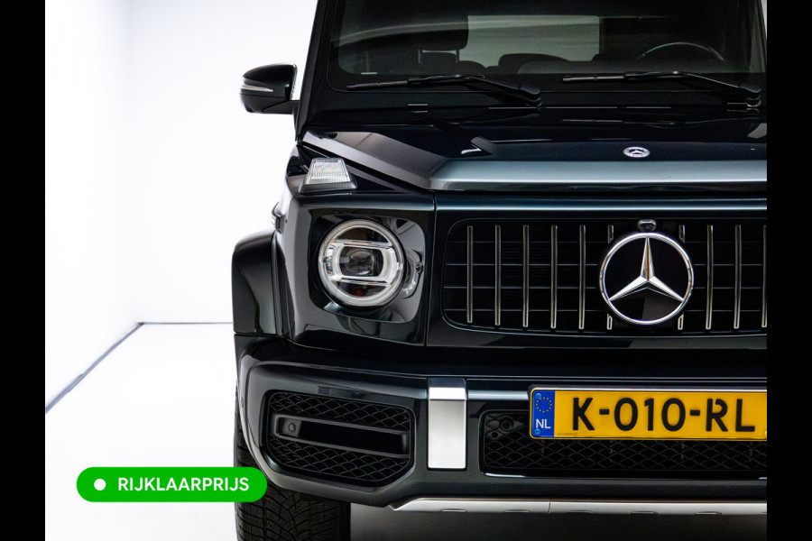Mercedes-Benz G-Klasse 63 AMG Premium Plus | Elektrisch glazen schuif-/kanteldak | Burmester | Stoelverw. & koeling | Memory stoelen | Adaptieve cruise Trekhaak, Treeplanken, Alcantara hemel, 360 Camera, Burmester High End, Massagestoelen, NL auto