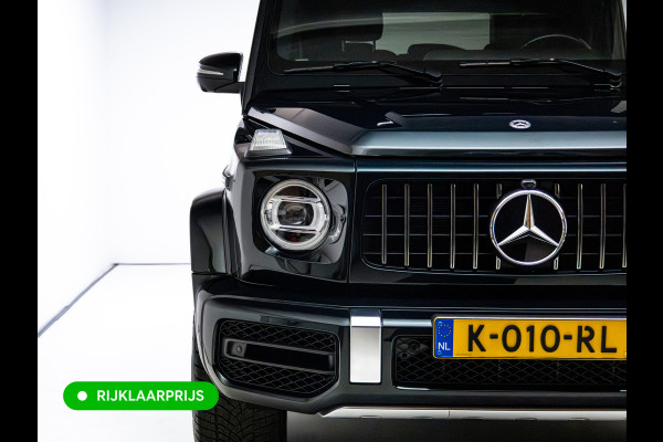 Mercedes-Benz G-Klasse 63 AMG Premium Plus | Elektrisch glazen schuif-/kanteldak | Burmester | Stoelverw. & koeling | Memory stoelen | Adaptieve cruise Trekhaak, Treeplanken, Alcantara hemel, 360 Camera, Burmester High End, Massagestoelen, NL auto