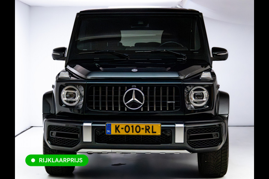 Mercedes-Benz G-Klasse 63 AMG Premium Plus | Elektrisch glazen schuif-/kanteldak | Burmester | Stoelverw. & koeling | Memory stoelen | Adaptieve cruise Trekhaak, Treeplanken, Alcantara hemel, 360 Camera, Burmester High End, Massagestoelen, NL auto