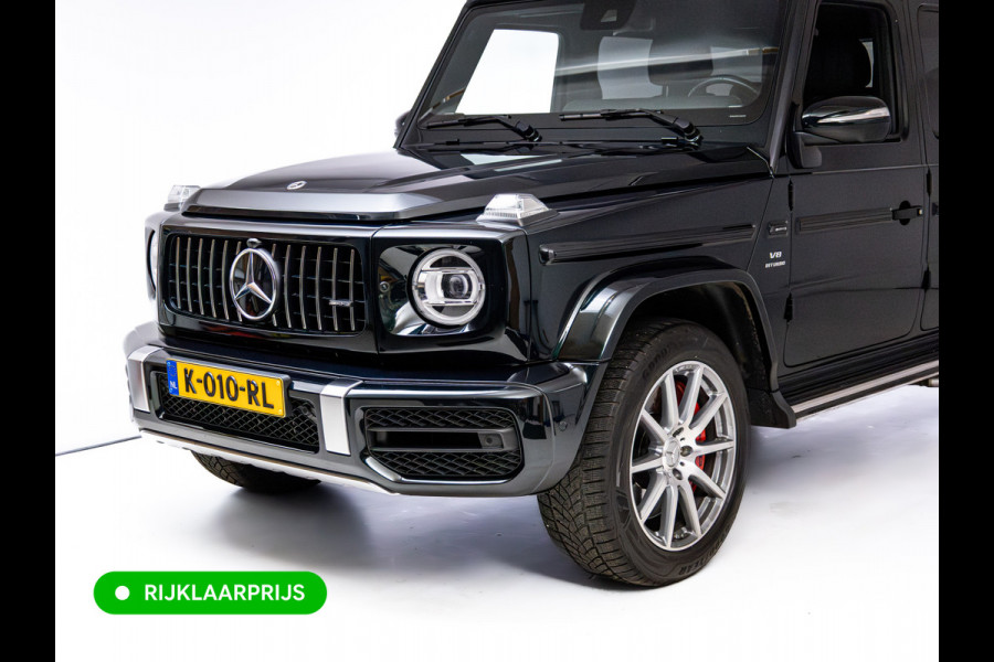 Mercedes-Benz G-Klasse 63 AMG Premium Plus | Elektrisch glazen schuif-/kanteldak | Burmester | Stoelverw. & koeling | Memory stoelen | Adaptieve cruise Trekhaak, Treeplanken, Alcantara hemel, 360 Camera, Burmester High End, Massagestoelen, NL auto