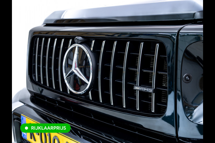 Mercedes-Benz G-Klasse 63 AMG Premium Plus | Elektrisch glazen schuif-/kanteldak | Burmester | Stoelverw. & koeling | Memory stoelen | Adaptieve cruise Trekhaak, Treeplanken, Alcantara hemel, 360 Camera, Burmester High End, Massagestoelen, NL auto