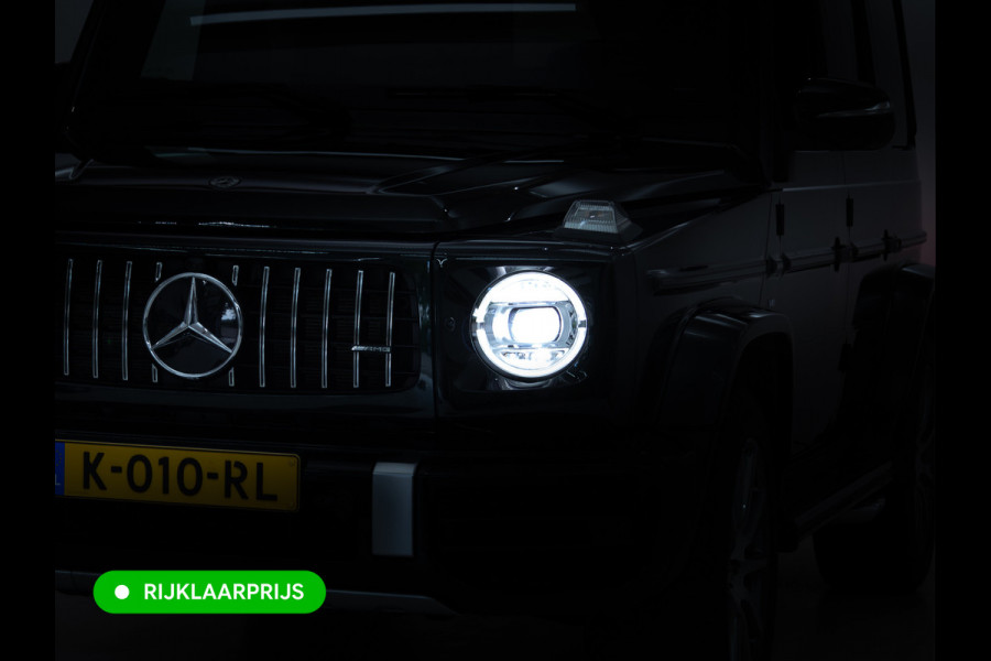 Mercedes-Benz G-Klasse 63 AMG Premium Plus | Elektrisch glazen schuif-/kanteldak | Burmester | Stoelverw. & koeling | Memory stoelen | Adaptieve cruise Trekhaak, Treeplanken, Alcantara hemel, 360 Camera, Burmester High End, Massagestoelen, NL auto