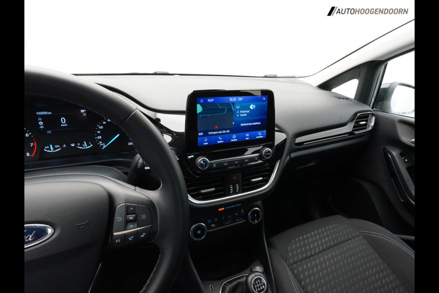 Ford Fiesta 1.0 EcoBoost Titanium Luxe (APPLE CARPLAY,LED VERLICHTING,KEYLESS,DODEHOEK,CRUISE,CLIMATE,PARKEERSENSOREN,TOPCONDITIE)