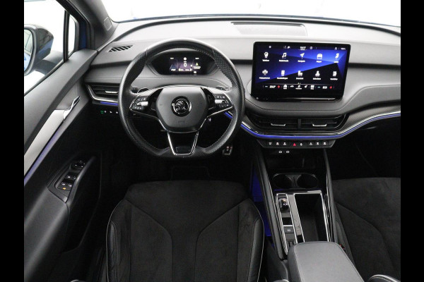 Škoda Enyaq iV 80 Sportline | SOH 92.7% | Leder/alcantara | Stuur/stoel verwarming | Camera | Park assist | Cruise control | Carplay | Sfeerverlichting | 21''