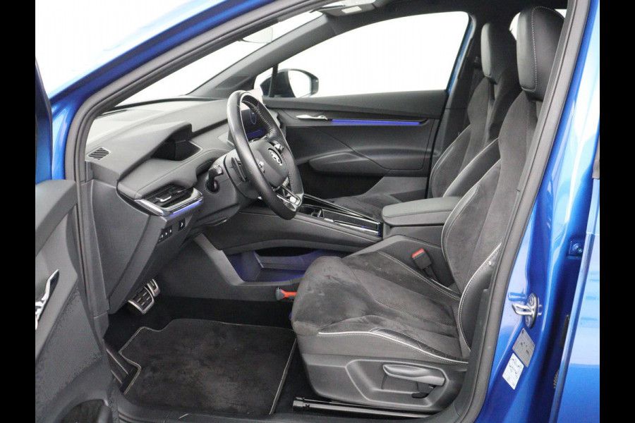 Škoda Enyaq iV 80 Sportline | SOH 92.7% | Leder/alcantara | Stuur/stoel verwarming | Camera | Park assist | Cruise control | Carplay | Sfeerverlichting | 21''