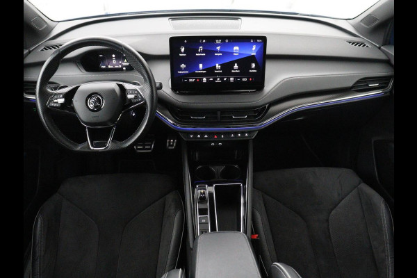 Škoda Enyaq iV 80 Sportline | SOH 92.7% | Leder/alcantara | Stuur/stoel verwarming | Camera | Park assist | Cruise control | Carplay | Sfeerverlichting | 21''