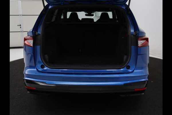 Škoda Enyaq iV 80 Sportline | SOH 92.7% | Leder/alcantara | Stuur/stoel verwarming | Camera | Park assist | Cruise control | Carplay | Sfeerverlichting | 21''