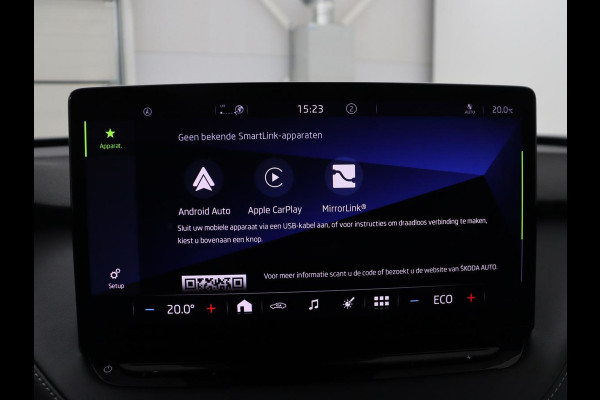 Škoda Enyaq iV 80 Sportline | SOH 92.7% | Leder/alcantara | Stuur/stoel verwarming | Camera | Park assist | Cruise control | Carplay | Sfeerverlichting | 21''