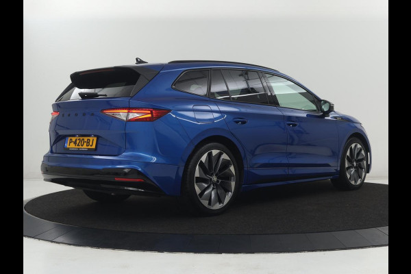 Škoda Enyaq iV 80 Sportline | SOH 92.7% | Leder/alcantara | Stuur/stoel verwarming | Camera | Park assist | Cruise control | Carplay | Sfeerverlichting | 21''