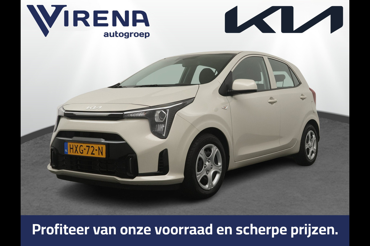 Kia Picanto 1.0 DPI DynamicLine - Achteruitrij camera - Navigatie - Airco - Cruise controle - Fabrieksgarantie tot 07-2032